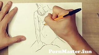 Easy And Beautiful Drawing Of Female Body 40x from female body xxx ...