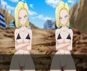 Super Slut Z Tournament Hentai game Ep.2 catfight android 18 from goku xxx android 18 school gls sex