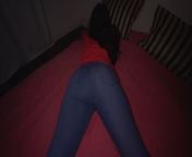 I stayed at MY FRIEND'S house and everything got out of control from ansha sayed in tight jeans
