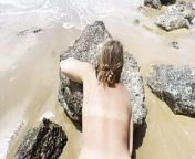 Anal Sex on the beach from crazy holiday nude lsi teen g 1