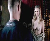 Gaia Weiss Topless Scene from 'Vikings' On ScandalPlanet.Com from nisha topless bath scene from nidrayil oru rathri video
