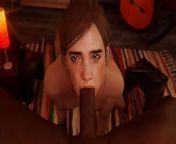 Ellie Blowjob Blacked Last of Us 2 from the last of us hd