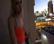 Carmen licks the cum off your cock head in Vegas from licking cock head gif