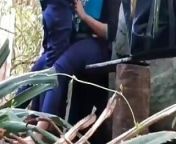 Indian Cheating Girlfriend Sex in Outdoor Jungle with Boyfriend from www indian jangle sex video co