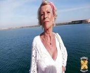 Eva 70 years old still wants two beautiful cocks from fuking men