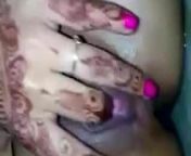 henna inked indian playing with her pussy from skinny indian henna fucked good