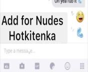 Snapchat Sexting- Hotkitenka from zzvioletzz nude masturbating private snapchat video leak mp4 download file