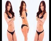 Rachel Nemi Haulin' Ass Black Thong Bikini from brenda nemi