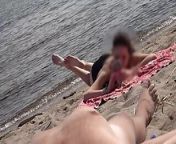 DICK FLASH ON BEACH from bulge flasch
