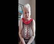 Naughty Granny Talking Dirty And Masturbating With A Dildo from big fat pussy
