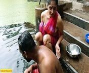 Indian Bhabhi sex with new Devar! Hardcore sex from bangla bathing