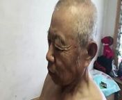 Chinese grandpa fucks whore from grandpa creampies a whore