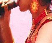 Desi Indian housewife ki chudai from red saree in suhagraat