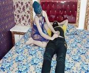 The step brother was lying on the bed and the step sister caught hold of him quickly from desi lady lying in bed showi