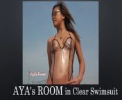 Aya's Room See through Swimsuit in public from 看穿碗的设备【葳1454006438】 pke