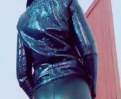 Arabian ass in leather legging from heather gramian xxx video