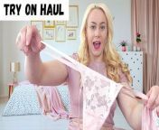 Lingerie try on haul hot milf from sexy uncensored lingerie try on haul from simona non solo radio nude watch xxx video