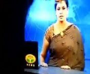 SHANTHI RAMESH :: JAYA TV NEWS READER CUMSHOT from jaya surya gay
