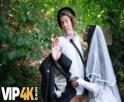 BRIDE4K. Runaway Bride’s Banging from forest sex black and white