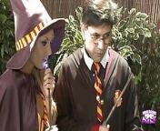 Sensual Jane is enjoying some naughty group action with horny Harry Potter and her friends from emma watson in harry potter hermione granger fakes
