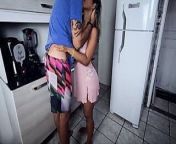 I was tidying up the kitchen and my husband arrived! from tamanna faking tubidy in video