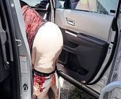 Caught Nosy Stranger Looking at My Ass While Vacuuming My Vehicle and Jerked His Cock Off to Moaning from cum inside ass while passed out bbw
