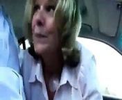 Scandalous Cheating Wife Gives Blowjob in Car from car scandal