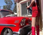 Pedal Pumping 1958 Chevy Impala from indian school xxx wiping