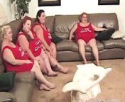 Group sex with ladies and big dildos from sex with ladie