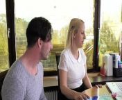 German Teacher Seduce Curvy Teen Jana Schwarz to Fuck at Home Lesson from and girl fuck at home