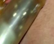 WWB wife using dildo on clit til orgasm (close up vid) from wwb