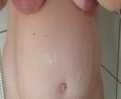 Pregnant Milf In The Shower With Hard Nipples from milk hard nipples