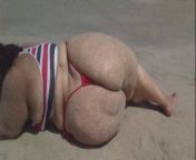 Marineide Ramos enjoying herself on the beach. from marineide ssbbw