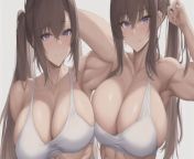 Onsen Muscle Growth from boob39s growth anime