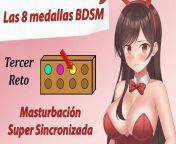 Spanish JOI Aventura Rol Hentai - Tercera medalla BDSM from el brasileño transexual aventuras