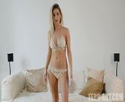 Caramell nude knitted bikini try on haul from teen bikini try on haul skinny ass perfect body