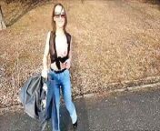 She pee through pants and flashing in a public park from bitch in park wid a group of boys 2