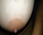 My lacting nipple from nude milk lacting
