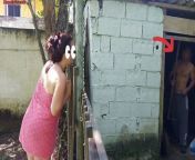 Shower doesn't work, married woman asks farm caretaker for help using just a towel and pays with sex from latina farm