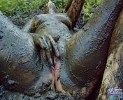 Red Riding Hood in Forest mud full video from swiming girls mud
