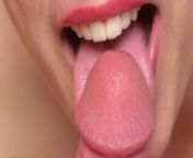 Sensual Teasing Close Up Blowjob with Precum and Cumshot from acterss with premium