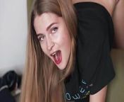 Sexy TikTok star catches her stepbrother jerking off and fucks him - Kate Kravets from pollera sexy tiktok