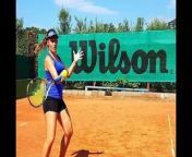 Natalie Barbir teaches her student not only tennis from Людмила барбір