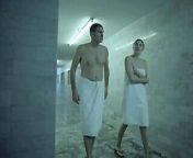 Nude Sex Scene in Sauna (Celebrity) from nude scene