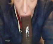 Granny surprises BBC and deepthroats like a pro from wife surprise bbc