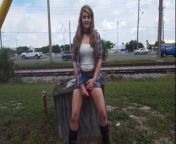 Whitney Wisconsin fucking herself on the side of a busy road from wisconsin girls 262