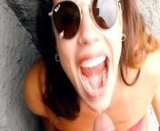 Drinking pee in street , risk really , swallow all piss!!!! from this girl risking it all on tiktok live mp4