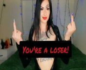 Findom. Do you dream of seeing the naked horny body of Dominatrix Nika? Are you worth it, loser? from chachi beta xxx videogla nika opu bissas xxx