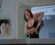 Anna Kendrick revealing her sexy black bra from nude black bra nazriya nazim nude ass without panties