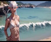 AI generated Alisaie Final fantasy XIV from xiv bellringer